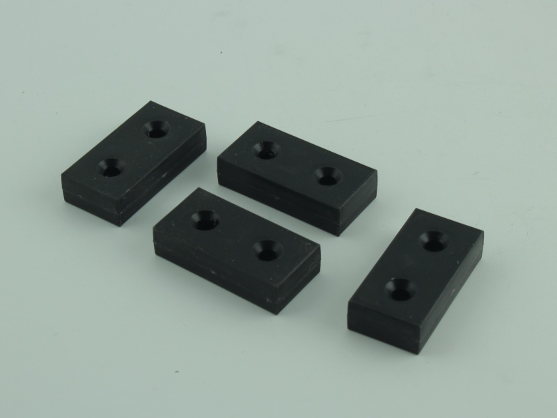 Plastic Coated Block Magnets with Countersunk Holes